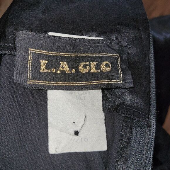 Vintage 1990 LA Glo black maxi dress - Picture 6 of 6